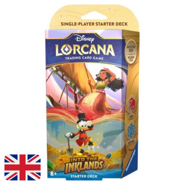 Lorcana | Nelle Terre d'Inchiostro | Starter Deck | Ruby/Sapphire Eng