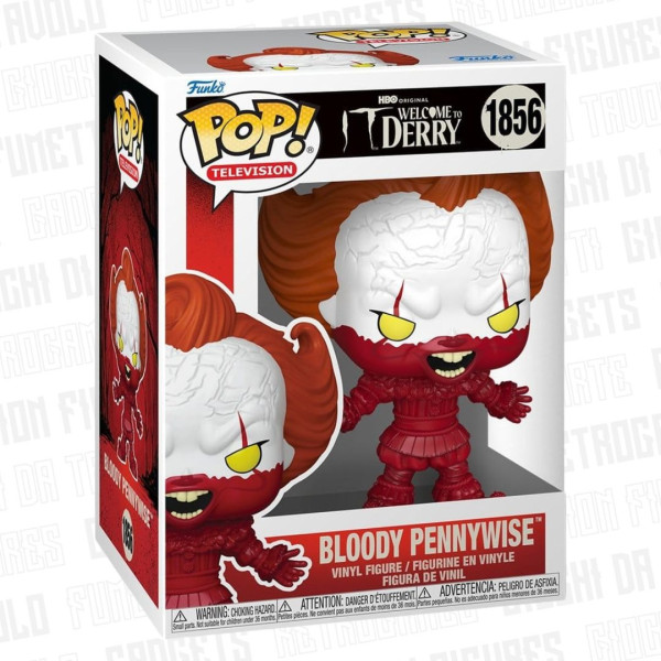 Funko Pop! Television 1856 | IT: Welcome to Derry | Bloody Pennywise 9cm