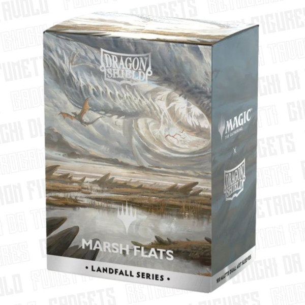Dragon Shield x Magic The Gathering | Bustine Protettive Standard | Dual Matte Art Landfall Series: Marsh Flats (100Pz)