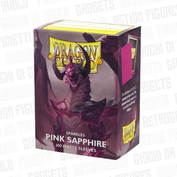 Dragon Shield | Bustine Protettive Standard | Sparkles Matte Pink Sapphire (100Pz)