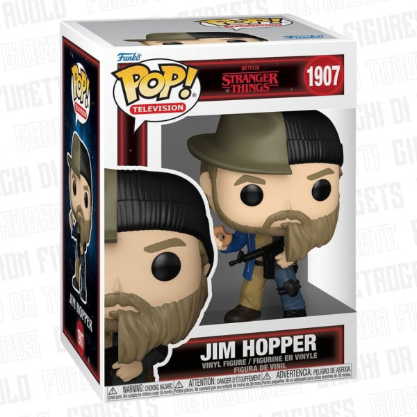 Funko Pop Television 1907 | Stranger Things | Jim Hopper SPLT 9cm