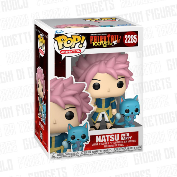 Funko Pop! Animation 2285 | Fairy Tail: 100 Years Quest | Natsu w/ Happy