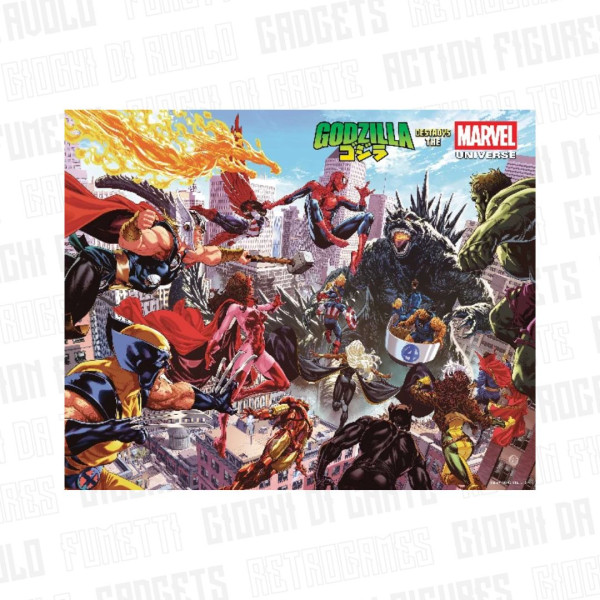 Godzilla Destroys The Marvel Universe -1