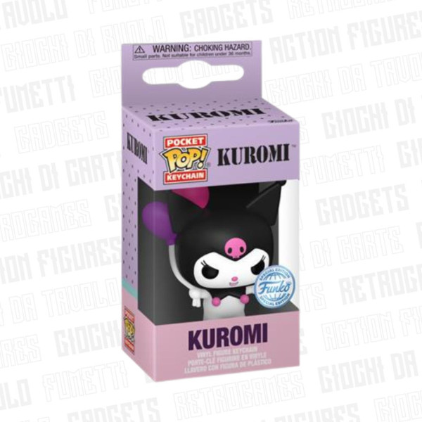 Funko Pop! Keychain | Hello Kitty | Kuromi With Balloons 4cm