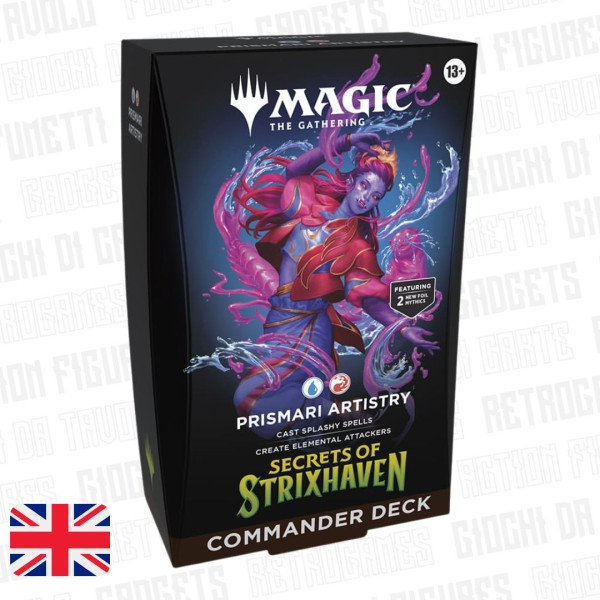 Magic The Gathering | I Segreti di Strixhaven | Prismari Artistry Commander Deck Eng