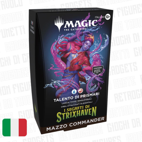 Magic The Gathering | I Segreti di Strixhaven | Talento di Prismari Commander Deck Ita