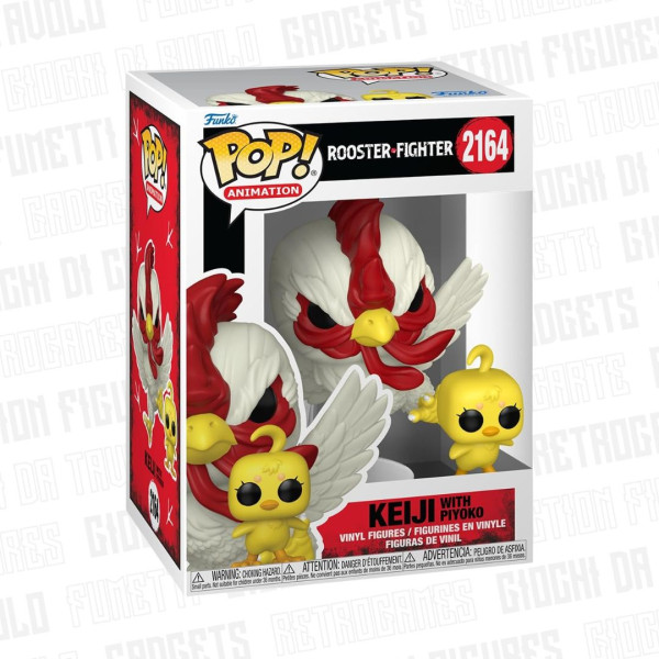 Funko Pop! Animation 2164 | Rooster Fighter | Keiji w/ Piyoko