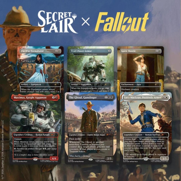 Magic The Gathering | Secret Lair X Fallout: Beyond Vault 33 Eng