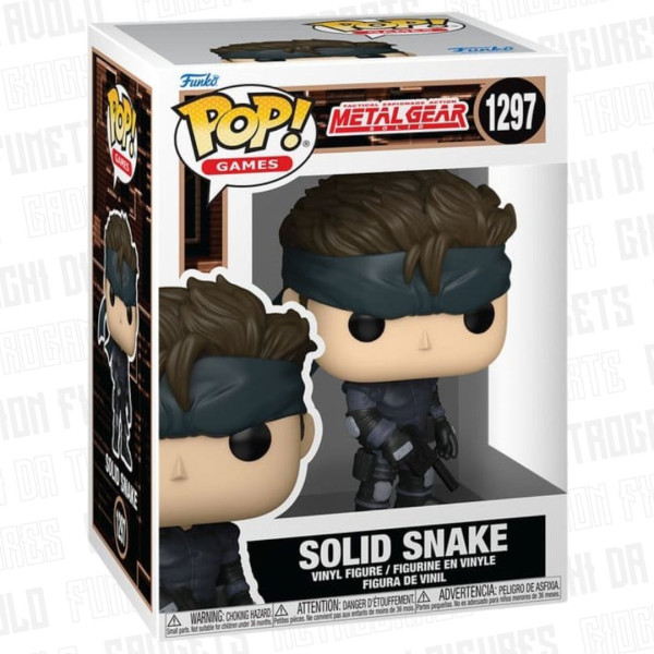 Funko Pop! Games 1297 | Metal Gear Solid | Solid Snake