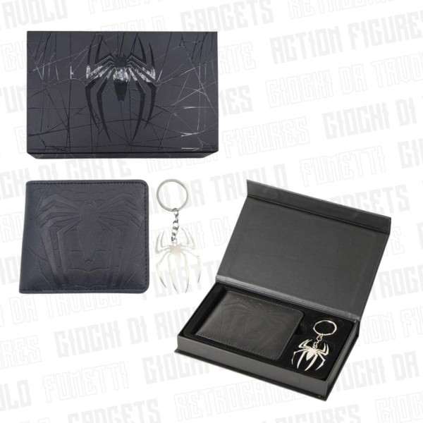 Cerda | Marvel | Spider-Man Gift Set, Wallet + Keychain
