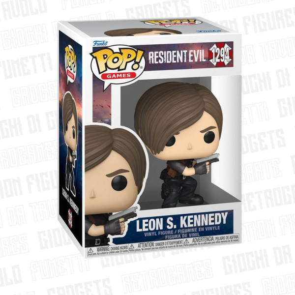 Funko Pop! Games 1294 | Resident Evil | Leon S. Kennedy