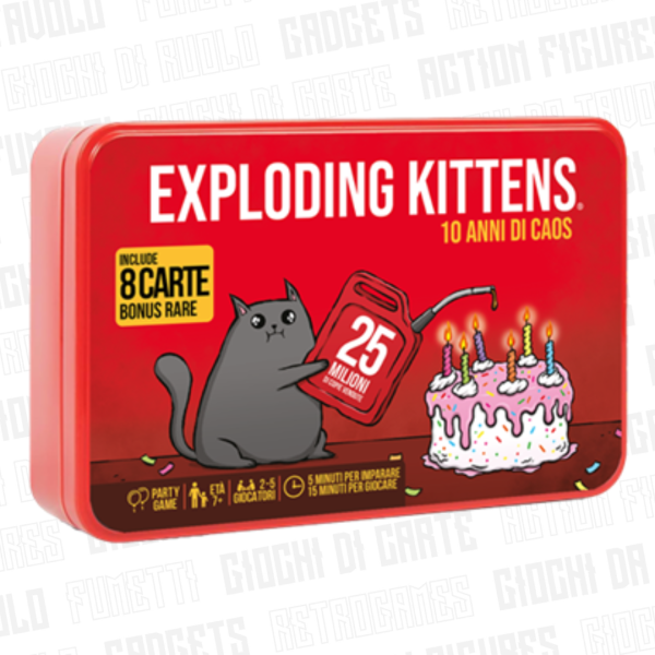 Exploding Kittens 10 Anni Di Caos
