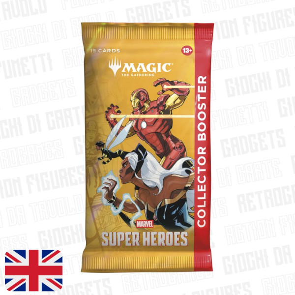Magic The Gathering | Marvel Super Heroes | Collector's Booster Busta Singola Eng