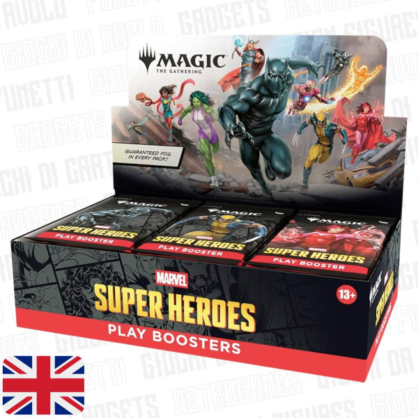 Magic The Gathering | Marvel Super Heroes | Play Booster (30 Buste) Eng