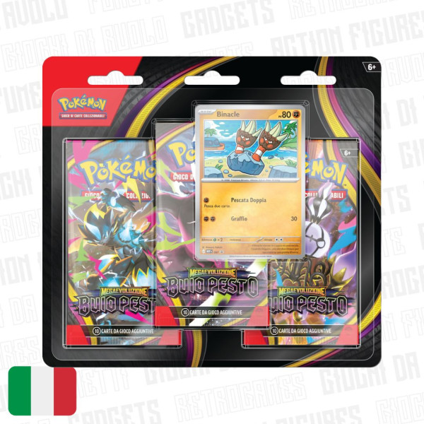 Pokémon | Buio Pesto | Blister (3 Buste) Ita