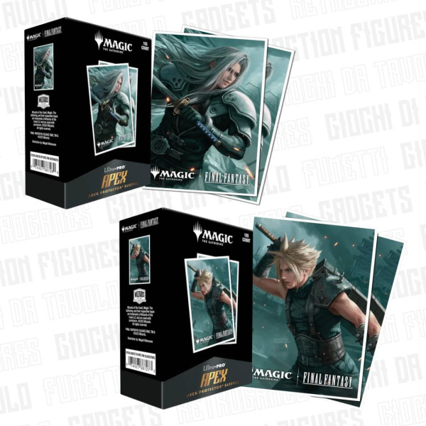 UltraPro | Final Fantasy | 105 APEX Standard Sleeves "Cloud/Sephiroth" For Magic: The Gathering