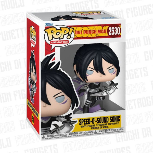 Funko Pop! Animation 2530 | One-Punch Man | Speed-O'-Sound Sonic