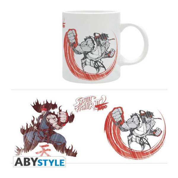 Videogames | Tazza | Street Fighter Ryu Vs. Akuma | 320 Ml