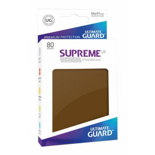 Ultimate Guard | Bustine Protettive SStandard Size Supreme UX Sleeves | Black 80 pcs