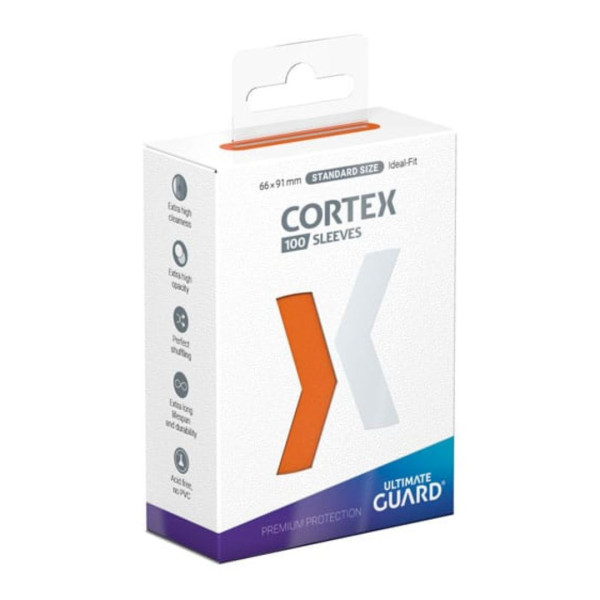 Ultimate Guard Bustine Protettive Cortex Standard Size Orange (100Pz)