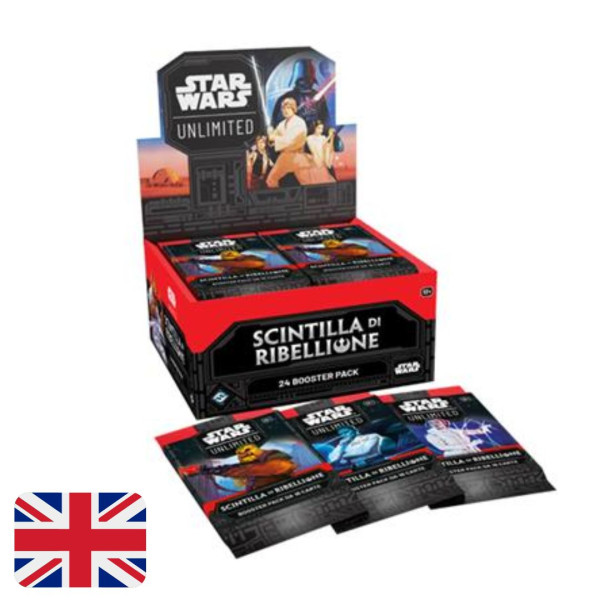 Star Wars Unlimited | Scintilla Di Ribellione | Booster Pack Eng