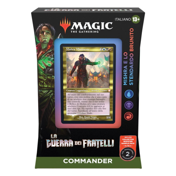 Magic: the Gathering | La Guerra dei Fratelli | Commander Deck | Mishra e Lo Stendardo Brunito Ita