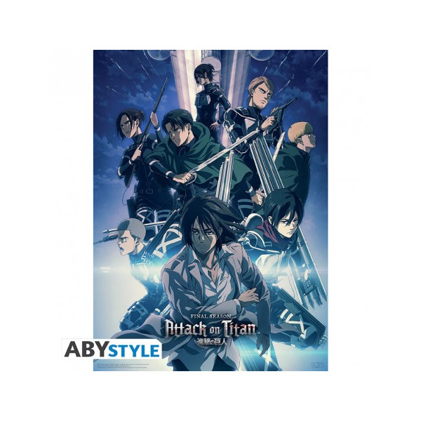 Attack On Titan | Poster | Season 4 Group Shot (52X38)