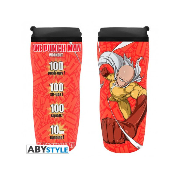 One-Punch Man | Tazza | Travel Mug Saitama