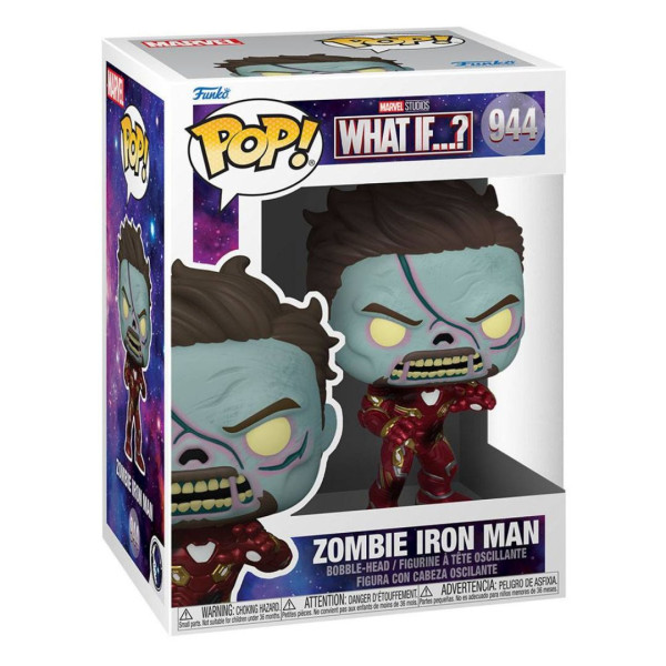 Funko Pop Marvel 944 | Marvel What If | Zombie Iron Man (9Cm)