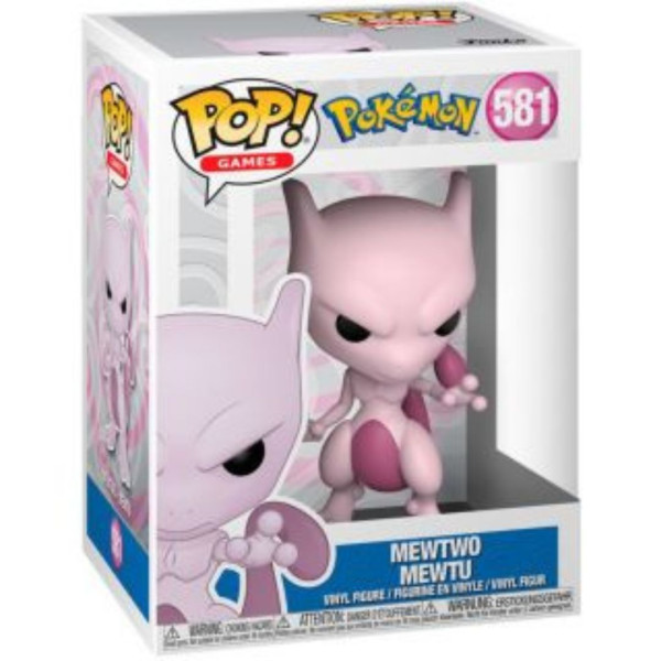 Funko Pop Games 581 | Pokémon | Mewtwo 9 Cm