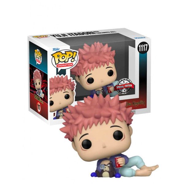 Funko Pop | Animation 1117 | Jujutsu Kaisen | Itadori W/ Tsukamoto Doll 9Cm Special Edition