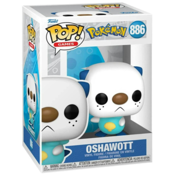 Funko Pop Games 886 | Pokémon | Oshawott 9Cm