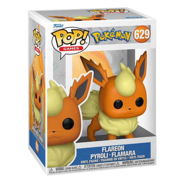 Funko Pop Games 629 | Pokémon | Flareon 9 Cm