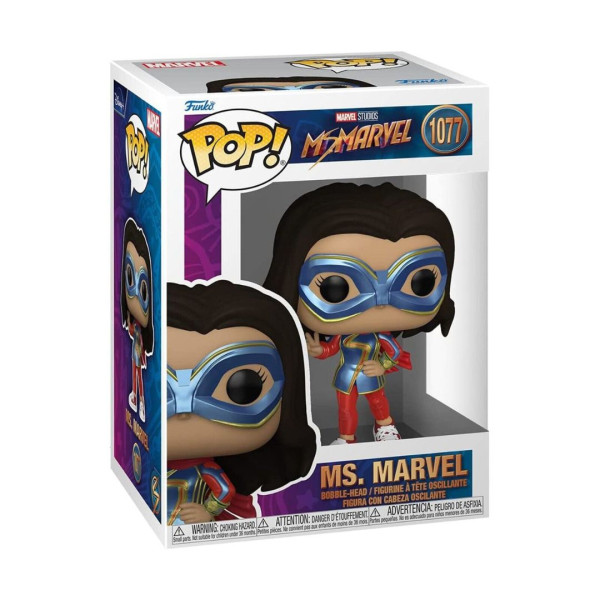 Funko Pop Marvel 1077 | Marvel: Ms.Marvel | Ms Marverl 9 Cm