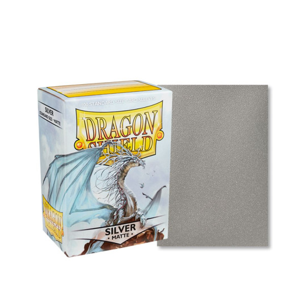 Dragon Shield | Bustine Protettive Standard | Matte Silver (100Pz)