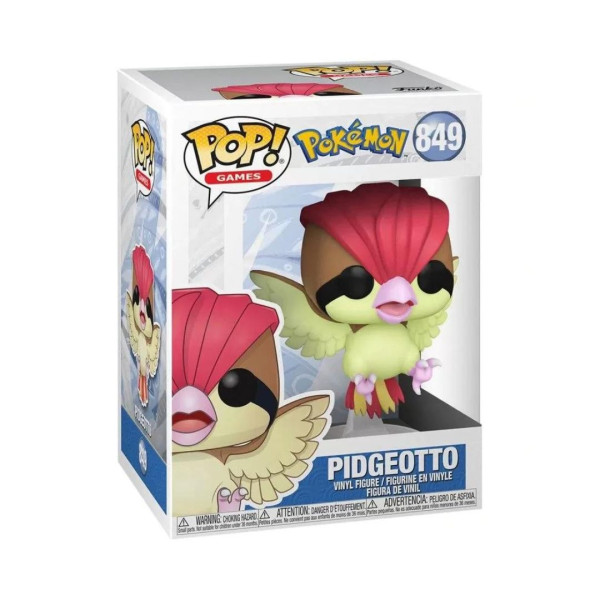 Funko Pop Games 849 | Pokémon | Pidgeotto 9 Cm