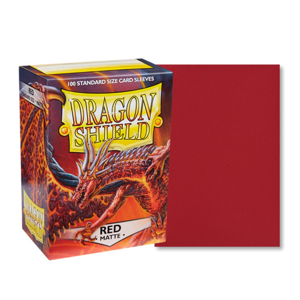 Dragon Shield | Bustine Protettive Standard | Matte Red (100Pz)