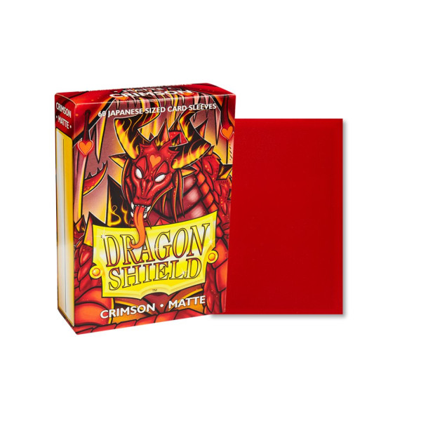 Dragon Shield | Bustine Protettive Japanese | Matte Crimson (60Pz)