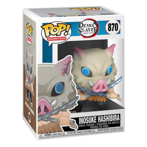 Funko Pop Animation 870 | Demon Slayer | Inosuke Hashibira 9 Cm