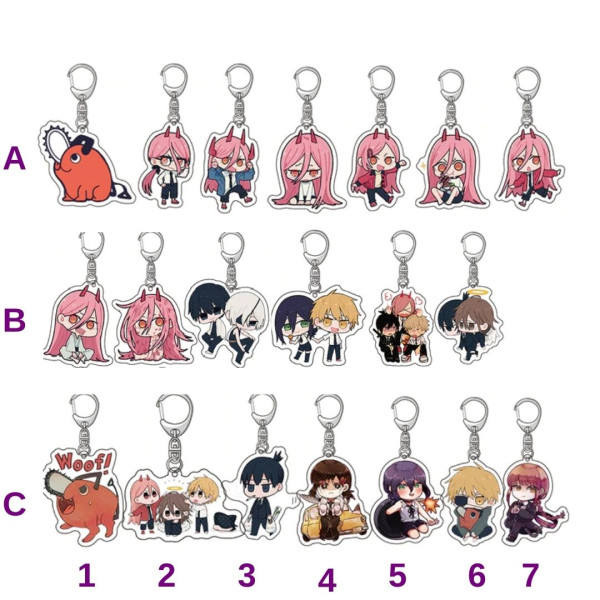 Chainsaw Man | Keychain | Chibi