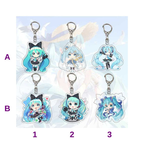 Miku Hatsune | Keychain | Chibi