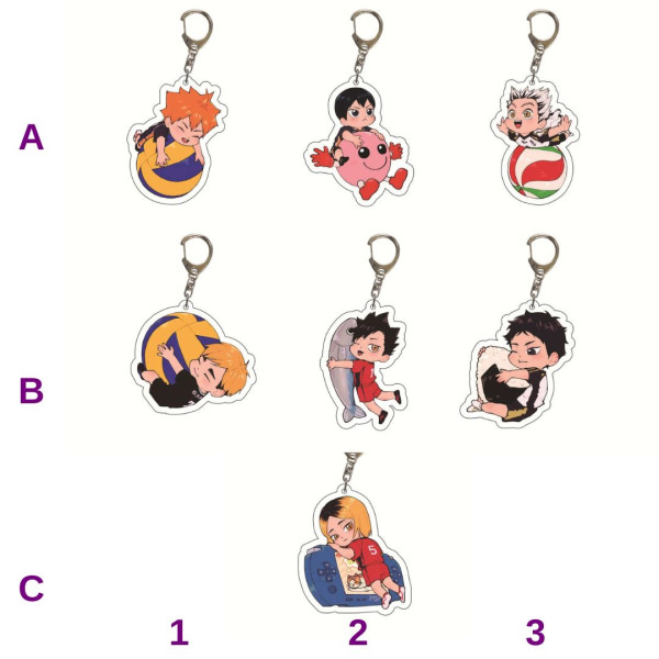 Haikyu!! | Keychain | Chibi