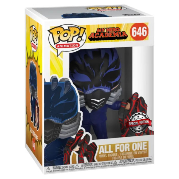 Funko Pop Animation 646 | My Hero Academia | All For One (Battle Hand) 9 Cm Special Edition