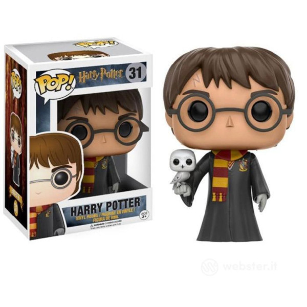 Funko Pop Movies 31 | Harry Potter | Harry Potter With Edwige Limited 9 Cm