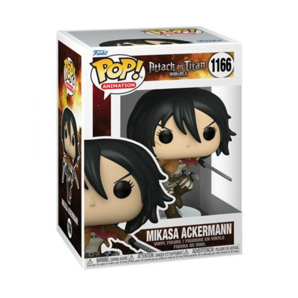 Funko Pop | Animation 1166 | Attack On Titan | Mikasa Ackerman W/Swords 9Cm