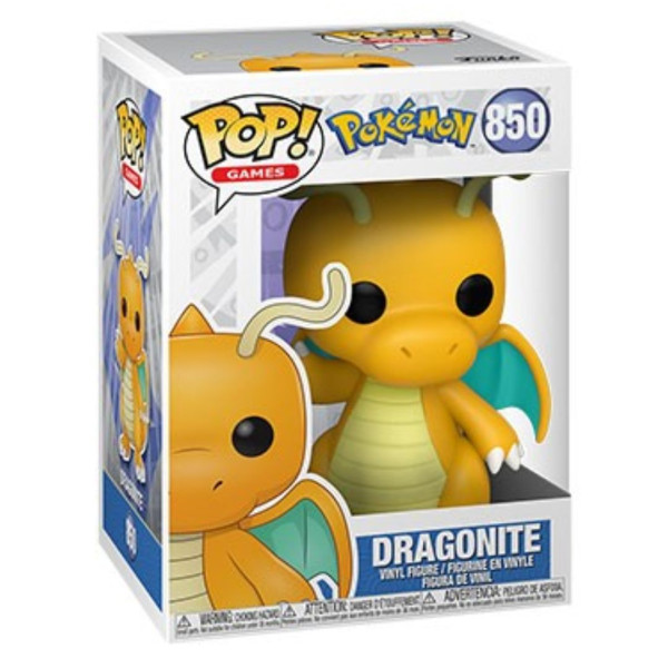 Funko Pop Games 850 | Pokémon | Dragonite 9Cm