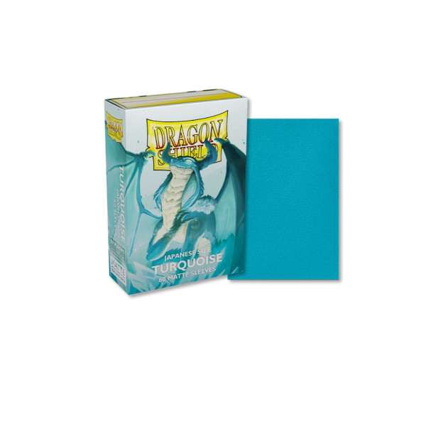 Dragon Shield | Bustine Protettive Japanese | Dual Matte Turquoise (60Pz)