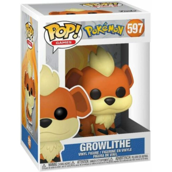 Funko Pop Games 597 | Pokémon | Growlithe 9Cm