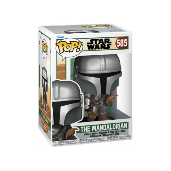 Funko Pop | Star Wars: The Book Of Boba Fett 585 | Mando W/ Pouch 9Cm