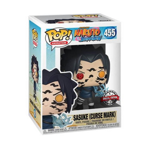 Funko Pop Animation 455 | Naruto Shippuden | Sasuke (Curse Mark) Special Edition 9Cm